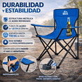 thumbnail image 3 of Silla para Acampar CJR 10 Pack plegable azul, 3 of 9