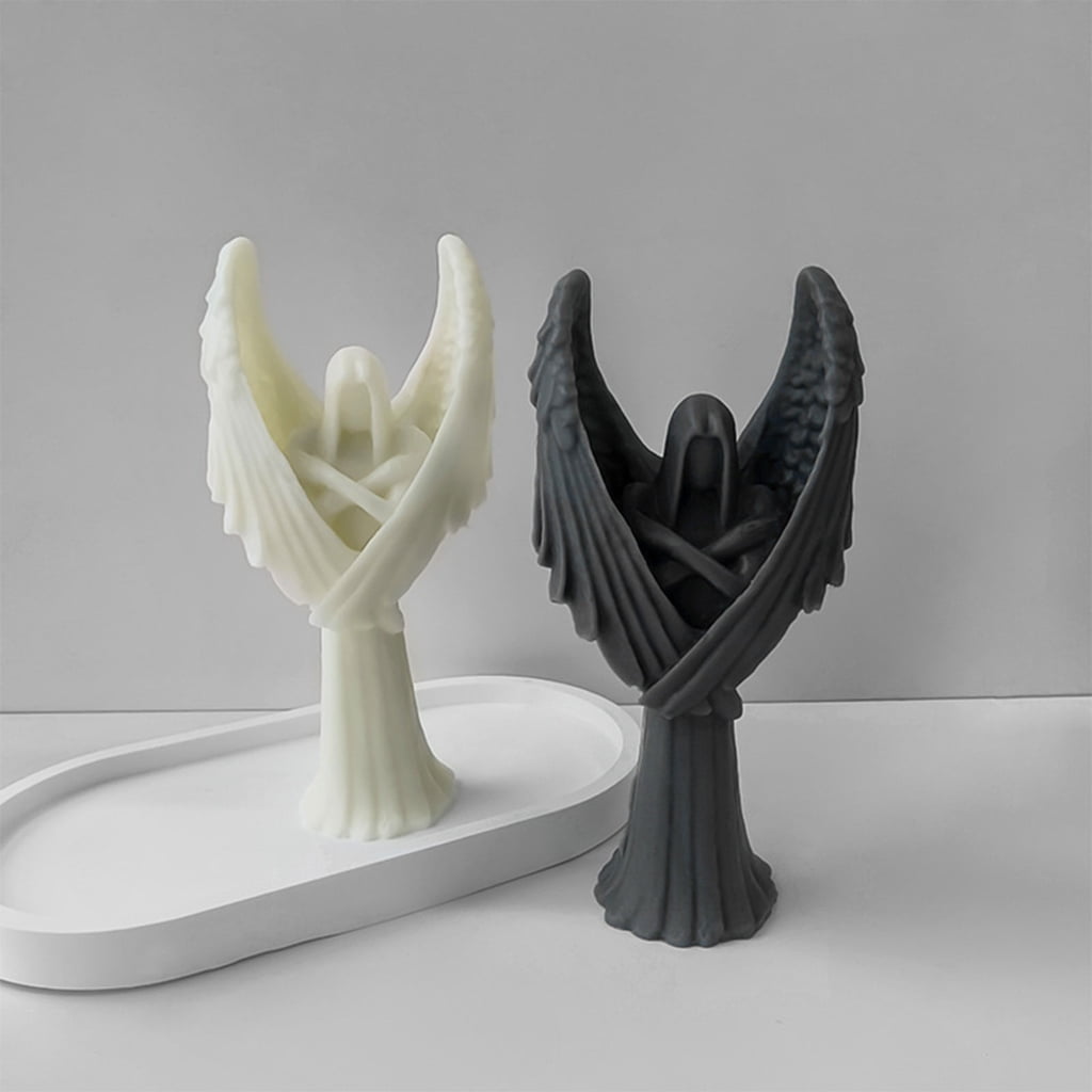 Halloween Goddess Candle Mold for Making Candle Soap Plasters Resin Casting Silicone Mold Non-stick Easy to De-mold