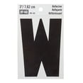 thumbnail image 1 of letra "w" de vinilo 7.62 cm, 1 of 4