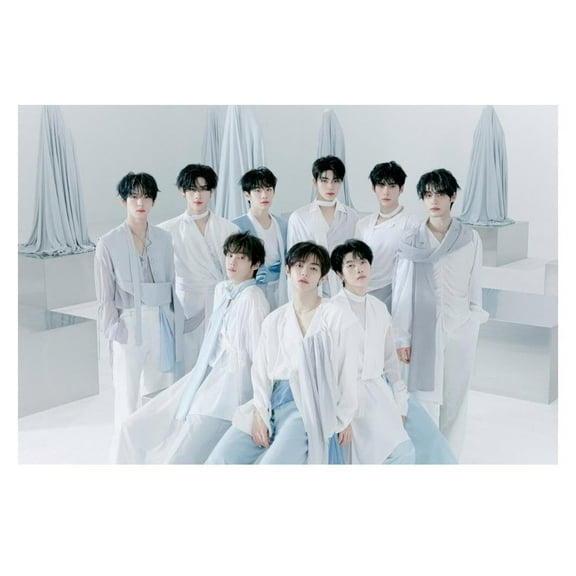 Zerobaseone Zb1 Kim Jiwoong Poster(3) Blue Paradise Album Hide Concept Photo Print K-Pop Home Decor For Living Room Aesthetic Kpop Male Boys Group Boy Band