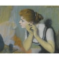 thumbnail image 2 of Federico Zandomeneghi 18x15 Gold Ornate Wood Frame and Double Matted Museum Art Print Titled - The Pearl, 2 of 4