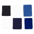 thumbnail image 1 of 6Pcs Tejido de punto elástico Manga Puño Paño Cuello Puños Cloth Accesorios de ropa (Beige, Azul, Blanco, Jeans Azul, Azul oscuro), 1 of 5