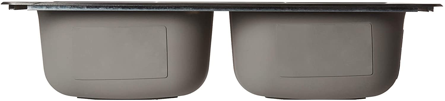 ZUHNE Drop-In Kitchen Sink Stainless Steel (33 by 22 Double Bowl)