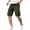 Army Green -BI10, variant on Nestiefly Mens Cargo Cotton Chino Shorts Elastic Waist Drawstring Casual Work Shorts Summer Hiking Traval Shorts with 4 Pockets Dark Gray L