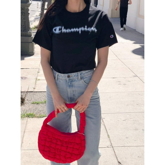 Champion Men's Classic Graphic T-shirt Black GT23H 586Z8A 003