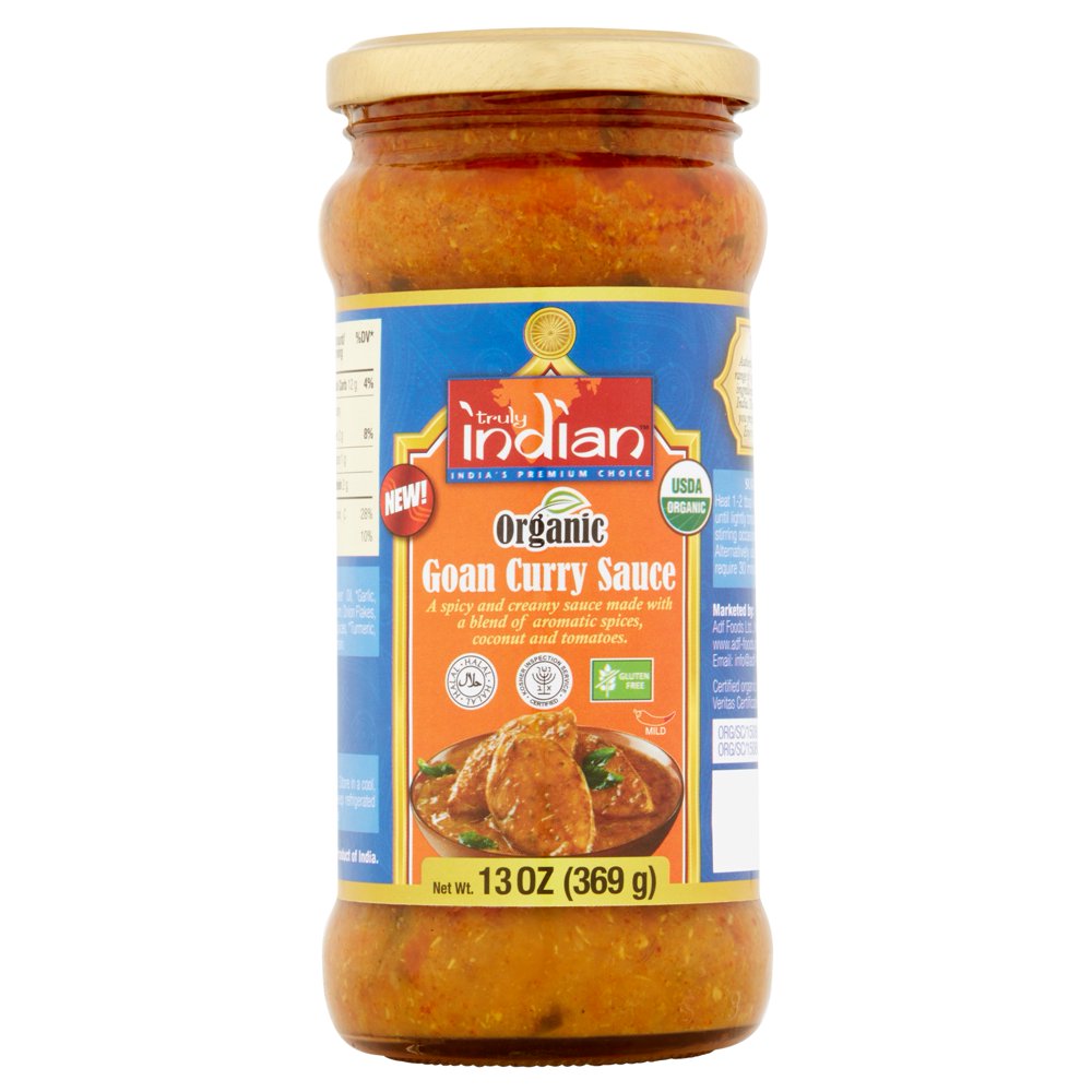 Truly Indian, Sauce Goan Curry, 13 Oz (Pack Of 6)