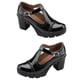 thumbnail image 1 of High Heel Shoes Women Waterproof High Heels Daily Wear Microfiber Rubber 8. Head 1 Pair, 1 of 4
