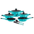 thumbnail image 1 of Batería de Cocina 10pzs Cocina Javaz CO-PM10J Jade/negro, 1 of 4