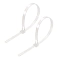 thumbnail image 3 of Correas de cable Uxcell, correas ajustables de 12 pulgadas, liberables, de nylon, con nudo deslizante, blancas, 50 piezas, 3 of 5