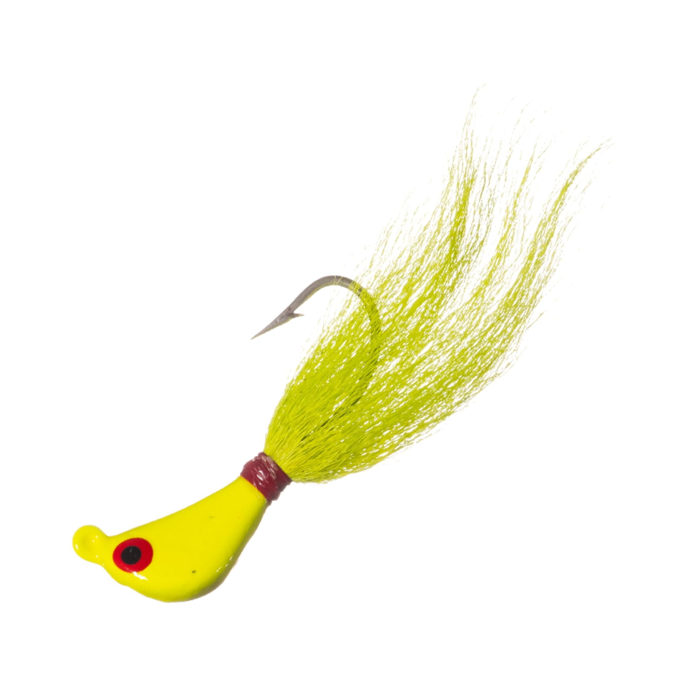 (2 pack) Ocean Logic Striper Fishing Jig, Color Chartreuse, Size 3/4 oz.