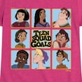 thumbnail image 3 of Disney Wish - Teen Squad Goals Grid - Toddler & Youth Girls Short Sleeve Graphic T-Shirt, 3 of 5