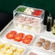 thumbnail image 4 of Estante de cocina multifunción | Organizador plegable de 6 niveles para frutas y verduras | Estación de secado y preparación de platos | Blanco/Gris | 28 x 18 x 15 cm, 4 of 6