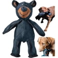 thumbnail image 1 of Indestructible Bear Dog Toy for Aggressive Chewers - Squeaky Plush Chew-Proof Puppy Toy for Anxiety Relief, 1 of 5