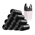 thumbnail image 1 of Bolsas de basura BAIYEUSO de 4 galones con asa, 200 unidades, negras, 1 of 6