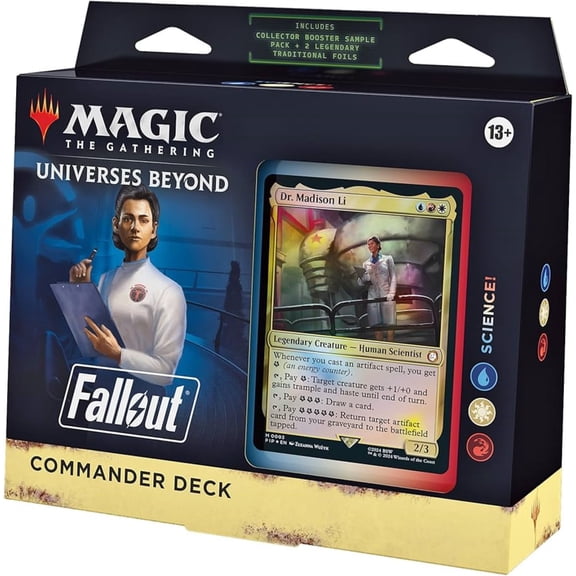 Collectible Magic: The Gathering Trading Card Games Fallout Commander Deck Science