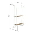 thumbnail image 5 of Aspire Home Accents 8 in x 18 in 3-Tier Distressed Floating Shelf, 5 of 5