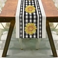 thumbnail image 1 of ⚡ Big Sale ! Summer Lemon Sunflower Table Banner Border Home Table Coffee Table Decoration Table Of Flax Printing, 1 of 3