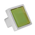 thumbnail image 1 of Boutons de Cabinet Poignée de Garde-Robe Alliage de Zinc Tiroir Simple Poignées de Cuisine Forme Carrée Vert, 1 of 8