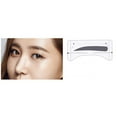 thumbnail image 3 of 8 Pairs Grooming Shaping Eyebrow Template Stickers Eyebrow Stencils Drawing Card, 3 of 3