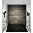thumbnail image 3 of ABPHOTO 5x7ft Photography Backdrop Old Grunge Dark Interior with Brick Wall and brick Floor Backdrops for Photo Shoots Newborn Lovers Party Adult Kids Baby, 3 of 4