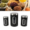 thumbnail image 1 of Kitchen Canisters Set Airtight Coffee Container Tea Organizer Sugar Canister Home Bar Decor, 1 of 7