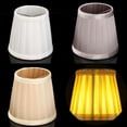 thumbnail image 7 of Yesfashion Stylish Pretty Cloth Lampshade Pleated Lamp Cover Ceiling Lamp Holder for Dinning Hall Living Room Bedroom Decoration, 7 of 7