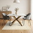 thumbnail image 3 of ODIKA Coquette Lattice Symmetrical Tiny Sprigs Dainty Delicate Ribbon Flowing Dynamic Easy Care Kids Safe for Small Living Room, Playroom, Bedroom, 3 of 7