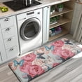 thumbnail image 3 of Pioneer Flower Floral Print Pattern Kitchen Rug Mat,Kitchen Runner Rugs Non Skid Washable,Decorative Kitchen Floor Mats for Kitchen,Sink,Laundry,17"x47.2", 3 of 7