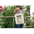 thumbnail image 2 of Funny Mom Nutritional Facts 12oz Reusable Canvas Tote Bag, 2 of 5