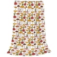 thumbnail image 2 of Pofeuu Mushroom Print Ultra-Soft Micro Fleece Blanket,for Bed Or Sofa,All Season Throw Blankets Flannel Blanket-50"x40", 2 of 7