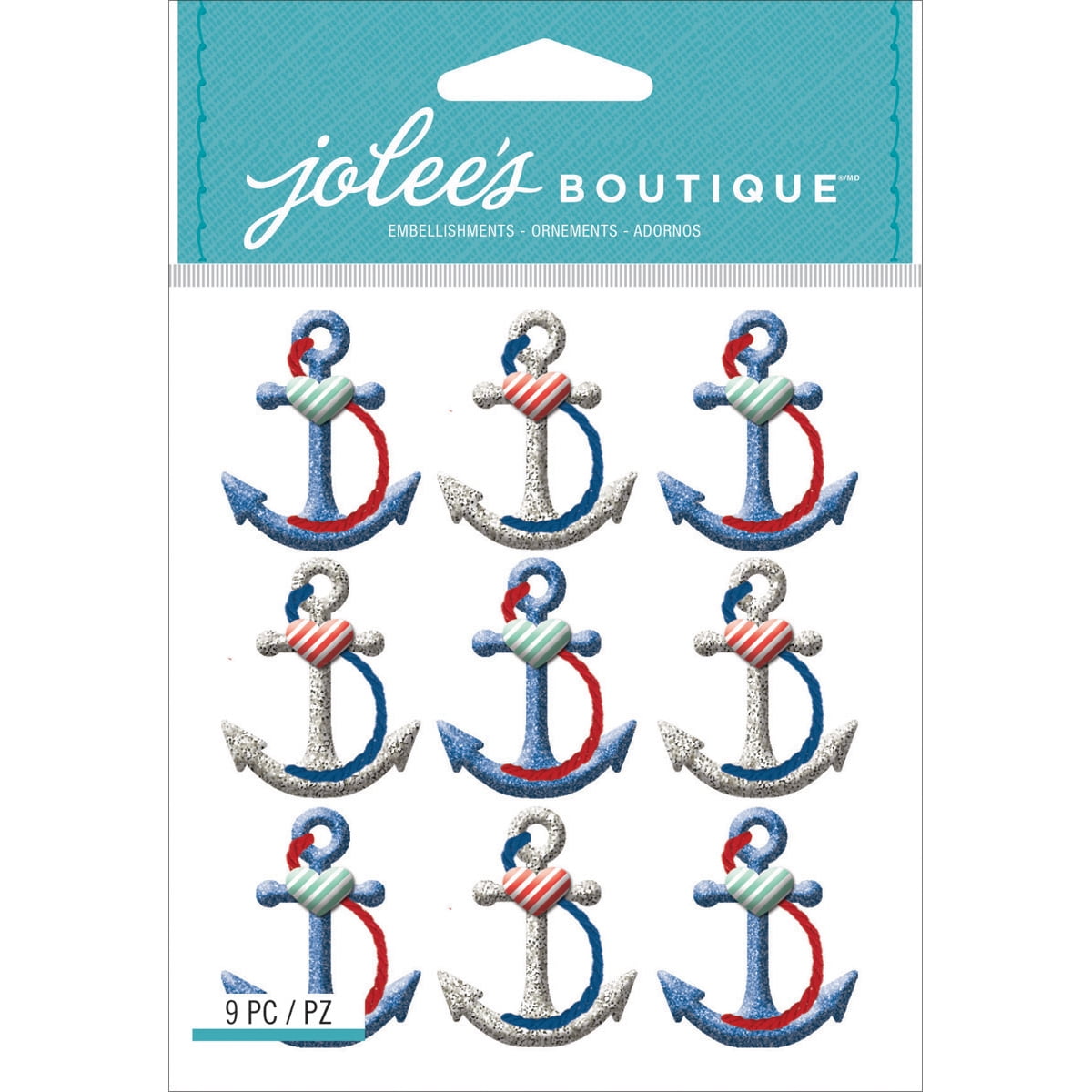E5021853 Jolees Boutique Jolee's Boutique Dimensional Stickers-Anchors 