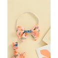 thumbnail image 6 of Suealasg Newborn Baby Girl Clothes 3 6 12 18 Months Sleeveless Chick Print Romper Bodysuit +Headband Infant Summer 2Pcs Outfit, 6 of 9