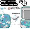 thumbnail image 4 of Minimalist Unicorn Lunch Bag – Magical Rainbow and Mythical Horse Themed Insulated Lunch Box for School, 4 of 6