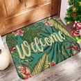 thumbnail image 1 of MORESEC Tapis de Porte de Noël Extérieur - Tapis de Porte d'Entrée de Noël - Tapis de Bienvenue de Noël Extérieur - Tapis de Porte d'Entrée Extérieur (16x24 Po) Liquidation, Multicolore, 1 of 7