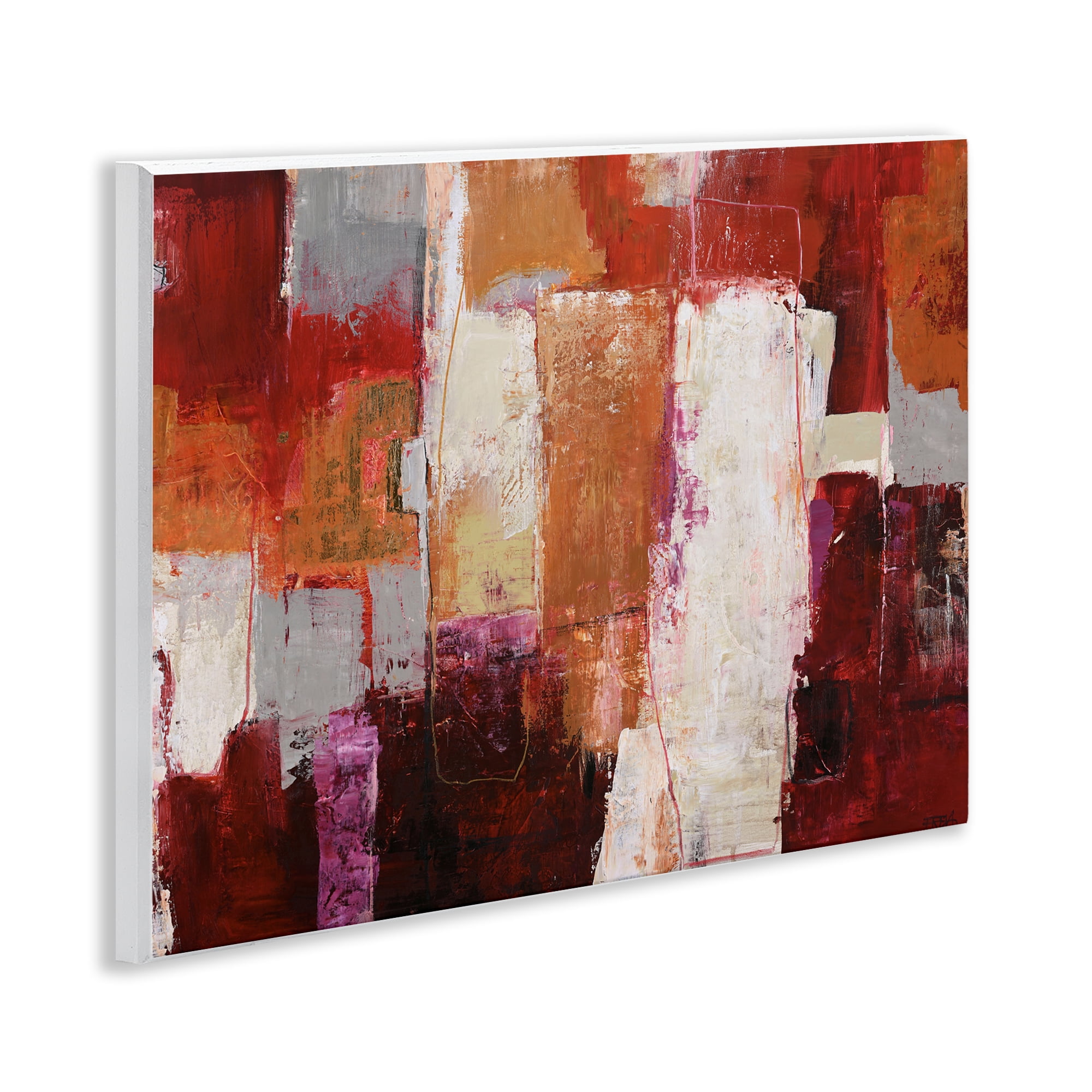 Deconstructed City Abstract Wall Plaque Art, design by Design Fabrikken