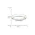 thumbnail image 2 of Platinum 4mm Half-Round Comfort Fit Wedding Band - Size 9.5, 2 of 2
