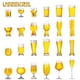 thumbnail image 2 of Vaso de cerveza artesanal, jarra de cerveza transparente, vasos de cerveza de barril clásicos, vaso de bebida fría con personalidad, accesorio para bar de fiesta, herramientas para pub y club, 2 of 5