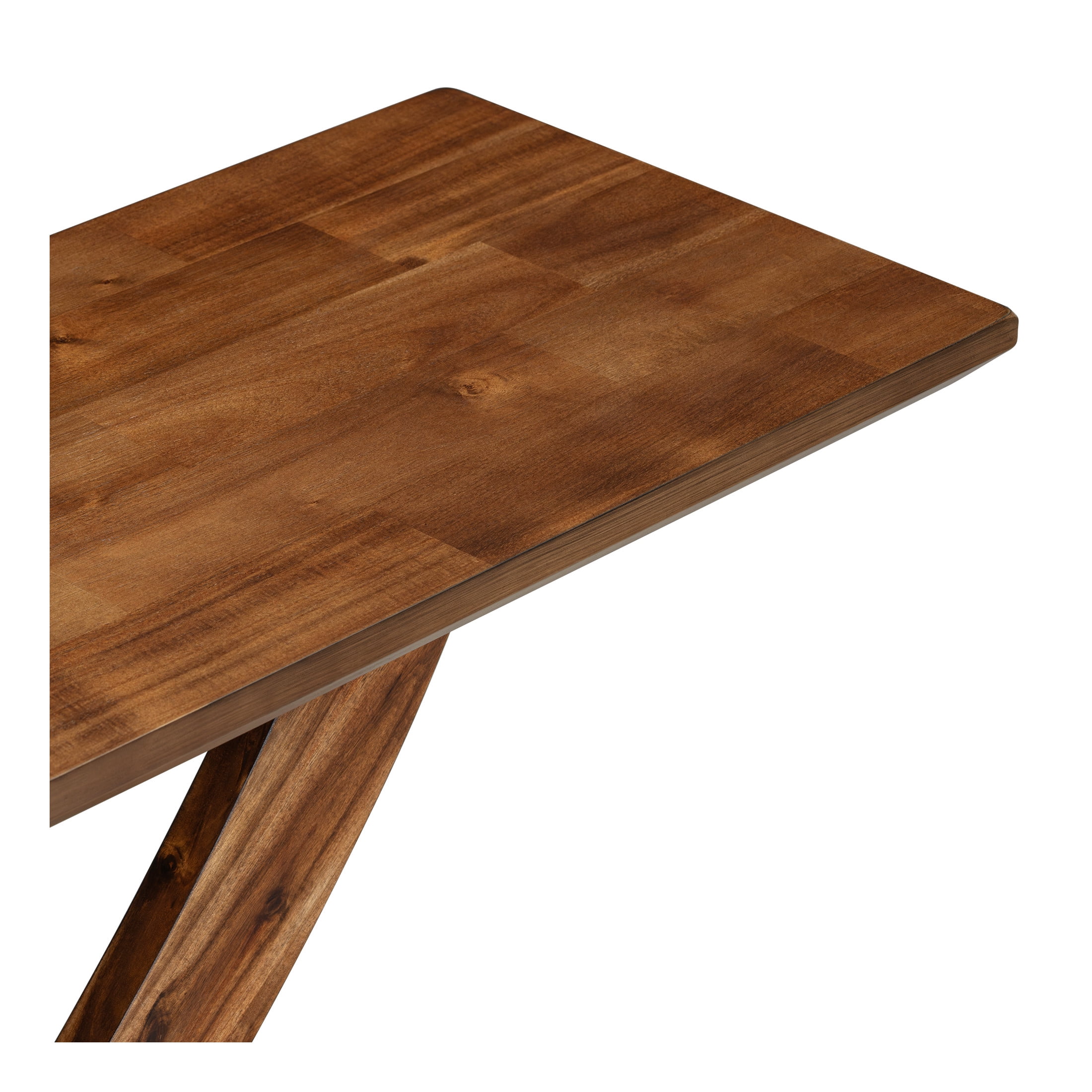 Christopher Knight Home 57 inch Brown Minimalist Side Table with Cross-Leg Design