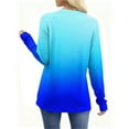 thumbnail image 4 of XFLWAM Long Sleeve Shirts for Women Spring Summer Casual Crewneck T Shirt Lightweight Loose Fit Soft Tunic Tops, 4 of 8