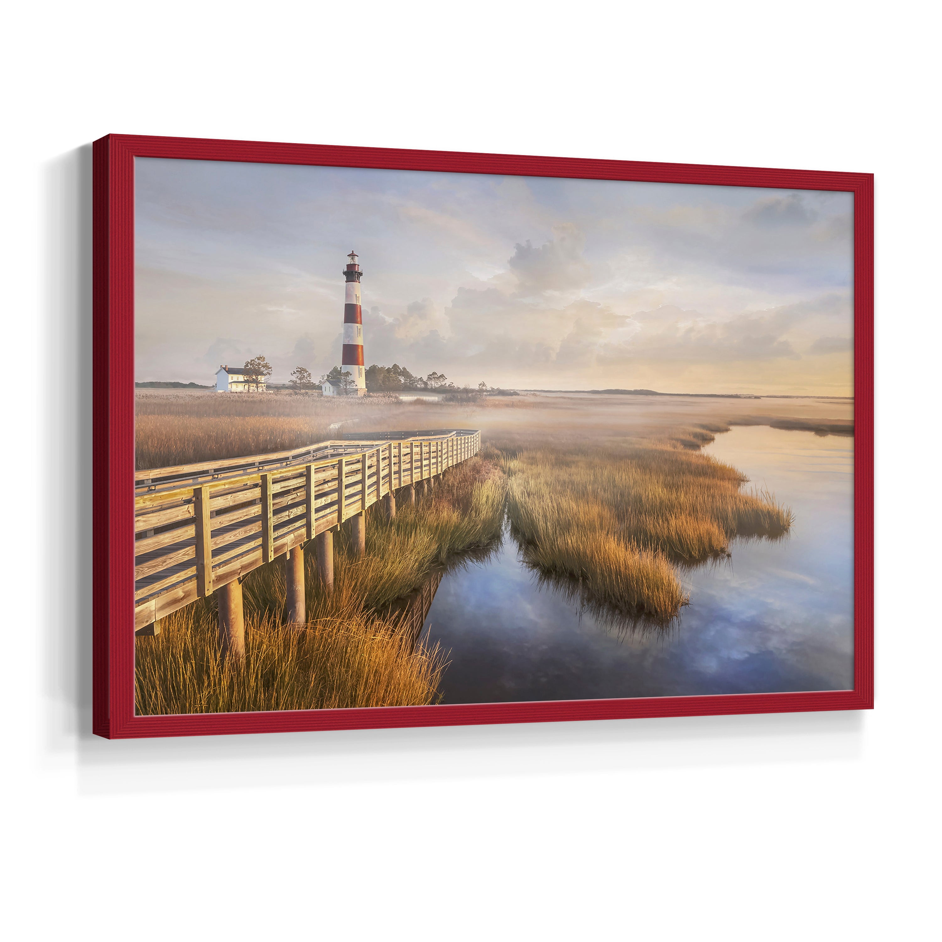 Private Path II by Mike Calascibetta - Restickable Framed Giclée Print