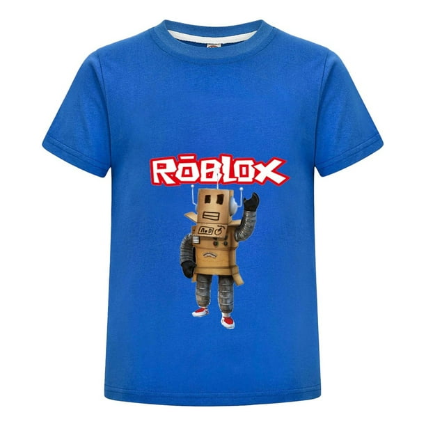 Camiseta Roblox para Niño con Personajes, Playera Infantil Estilo Gamer, Ropa de Verano para Fans del Videojuego