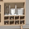 thumbnail image 3 of ABS Shelf Divider Holder For Closet, Books, Tableware Organizer, Flexible Assembly, Quick Items Classification, 3 of 8