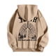 thumbnail image 4 of WILLBEST Sudaderas para Hombre, Sudadera con Capucha Temática Cómoda para Pulóver Informal, Ropa De Calle Suave, Ajuste Relajado, Suéter De Cuello Redondo con Diseño De Capucha XXXGrande, 4 of 5