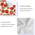 thumbnail image 4 of Coolnut Towel Set of 3, Fresh Strawberry 1 Bath Towel, 1 Towel, 1 Small Square Towel, Strong Soft and Compact Absorbent Yoga Gym Hotel Excellent Choice. Washcloth Gift, 4 of 7
