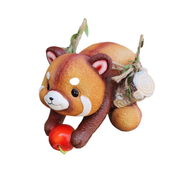Estatua colgante de jardín Strade Fareast Limited figura de Panda Amarillo