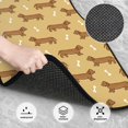 thumbnail image 3 of Fotbe Dachshund Dog Puppy Juego de 4 Tapetes para Auto con Estampado – Alfombrillas de Goma Reforzada, Diseño Antideslizante, Protección para Todo el Año – Vehículos, Autos, Camionetas y SUVs, 3 of 7