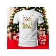 thumbnail image 1 of Playera Con Estampado De Goodbye 2024 Hello 2025 Fin De Año Año Nuevo Color Blanco Talla Mediana Marca Emil SaEs, 1 of 4