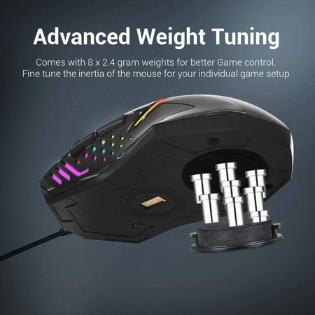 Redragon M601 RGB Gaming Mouse  Backlit Wired Ergonomic 7 