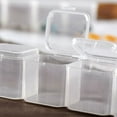 WalGRHFR 2024 Glass Beads Grid Storage Box Case Jewelry Container