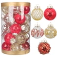 thumbnail image 1 of KAKOWELY 25 bolas navideñas irrompibles para decorar el árbol de Navidad., 1 of 5